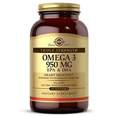 Solgar Capsules molles OMEGA-3 TRIPLE CONCENTRATION 100 u Solgar Capsules molles OMEGA-3 TRIPLE CONCENTRATION 100 u