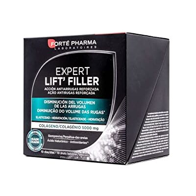 Forte Pharma EXPERT LIFT FILLER Disminución Arrugas 5000 mg 10 ampollas Forte Pharma EXPERT LIFT FILLER Disminución Arrugas 5000 mg 10 ampollas