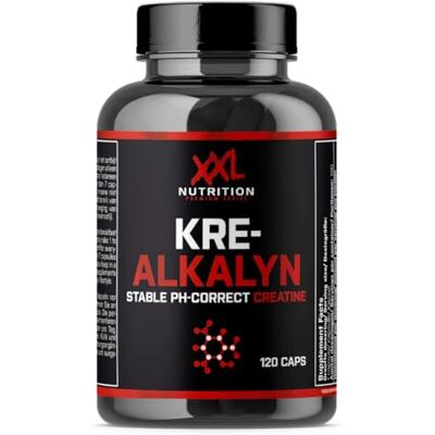 XXL Nutrition Kre Alkalyn Créatine Tamponnée 120 Capsules XXL Nutrition Kre Alkalyn Créatine Tamponnée 120 Capsules