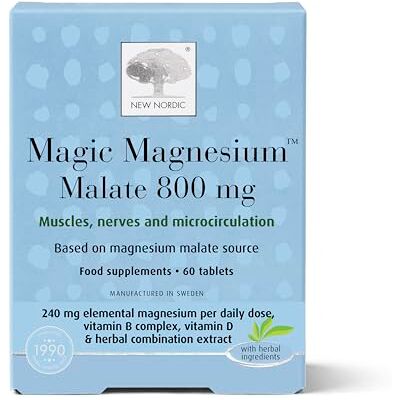 New Nordic Malate de magnésium magique 800 mg New Nordic Malate de magnésium magique 800 mg
