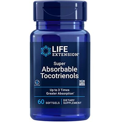 Life Extension , Tocotriénols super absorbables, 60 capsules molles Life Extension , Tocotriénols super absorbables, 60 capsules molles