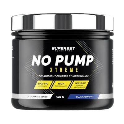 SUPERSET NUTRITION No Pump Xtreme (420gr) PreWorkout La référence des pré-workout intenses enrichie en créatine ! Blue Raspberry SUPERSET NUTRITION No Pump Xtreme (420gr) PreWorkout La référence des pré-workout intenses enrichie en créatine ! Blue Raspberry