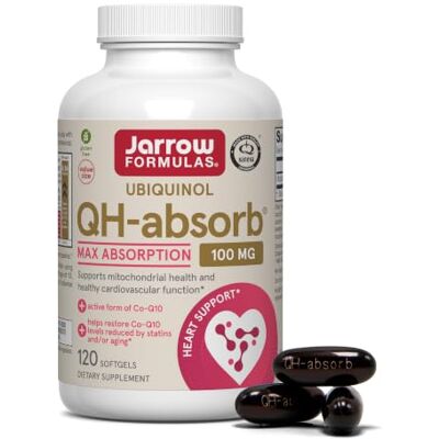 Jarrow Formulas , Ubiquinol, QH-Absorb, 100 mg, 120 Softgels Jarrow Formulas , Ubiquinol, QH-Absorb, 100 mg, 120 Softgels
