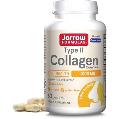 Jarrow Formulas collagène type II Complex x60gélules 500mg Jarrow Formulas collagène type II Complex x60gélules 500mg