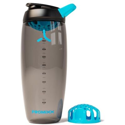 PROMIXX Pursuit Eiwitshaker – 950ml Stille Snap-Fit-mixer voor Klontervrije Shakes – Lekvrij BPA-vrij Ecozen met Meetmarkeringen voor Fitness en Reizen – Zwart PROMIXX Pursuit Eiwitshaker – 950ml Stille Snap-Fit-mixer voor Klontervrije Shakes – Lekvrij BPA-vrij Ecozen met Meetmarkeringen voor Fitness en Reizen – Zwart