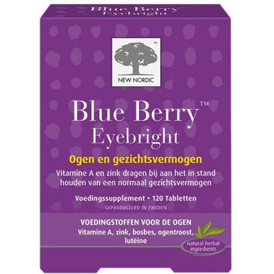 New Nordic Blue Berry Eyebright 120 Tablette New Nordic Blue Berry Eyebright 120 Tablette
