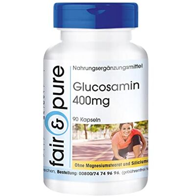 Pure ® Glucosamine 400mg et Collagène 250mg 90 gélules de Glucosamine Pure ® Glucosamine 400mg et Collagène 250mg 90 gélules de Glucosamine
