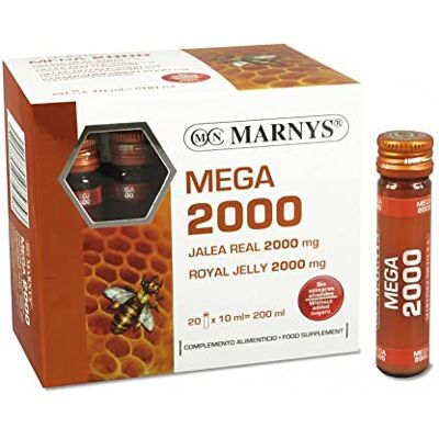 Marnys Gelée royale MEGA 2000 20 flacons Marnys Gelée royale MEGA 2000 20 flacons