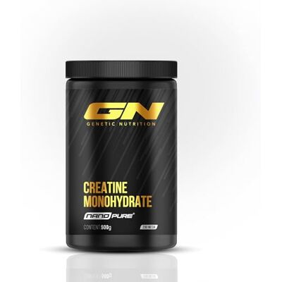 GIGAS NUTRITION GN Laboratories Nano Pure Creatine Monohydrate – 500g de poudre de créatine hautement efficace – qualité extra fine 200 mesh – solubilité optimale et biodisponibilité GIGAS NUTRITION GN Laboratories Nano Pure Creatine Monohydrate – 500g de poudre de créatine hautement efficace – qualité extra fine 200 mesh – solubilité optimale et biodisponibilité