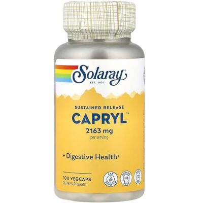 SOLARAY Capryl (acido caprilico) 100cap.veg – Complément complet sous forme de capsules, recommandé pour soutenir une alimentation équilibrée, un paquet de 100 capsules aide à prendre soin du bien-être et du SOLARAY Capryl (acido caprilico) 100cap.veg – Complément complet sous forme de capsules, recommandé pour soutenir une alimentation équilibrée, un paquet de 100 capsules aide à prendre soin du bien-être et du