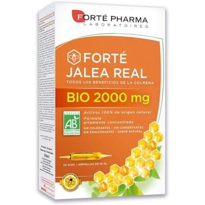 Forte Pharma Forté Pharma Iberica Gelée Royale Bio 20 Ampoules Forte Pharma Forté Pharma Iberica Gelée Royale Bio 20 Ampoules