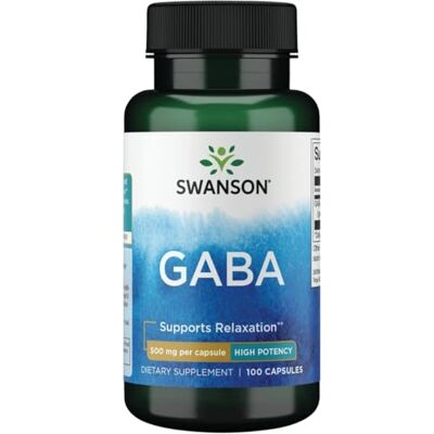 Swanson Gaba 500 mg 100 gélules Swanson Gaba 500 mg 100 gélules
