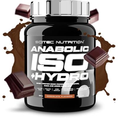 Scitec Nutrition Anabolic Iso + Hydro, Protéine de lactosérum avec créatine, HMB, maca et acides aminés ajoutés, 920 g, Chocolat Scitec Nutrition Anabolic Iso + Hydro, Protéine de lactosérum avec créatine, HMB, maca et acides aminés ajoutés, 920 g, Chocolat