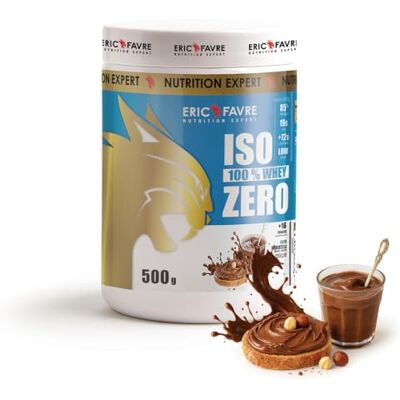 ERIC FAVRE ISO WHEY ZERO 100% Pure Whey Protéine Isolate Savoureuse, Prise de Masse Musculaire Assimilable Rapidement Laboratoire 500g Chocotella ERIC FAVRE ISO WHEY ZERO 100% Pure Whey Protéine Isolate Savoureuse, Prise de Masse Musculaire Assimilable Rapidement Laboratoire 500g Chocotella