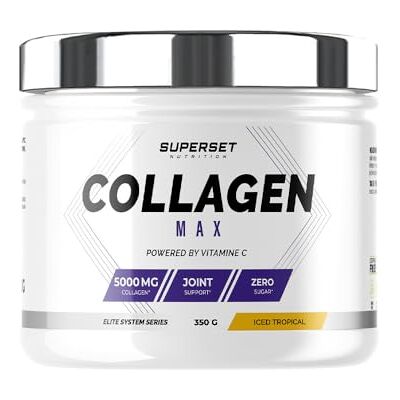 SUPERSET NUTRITION Collagen Max (350g) Collagène Collagène hydrolysé type I Peptan® Tropical SUPERSET NUTRITION Collagen Max (350g) Collagène Collagène hydrolysé type I Peptan® Tropical