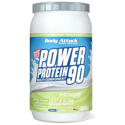 Body Attack Pistache 1000 g Power Protein 90 by Body Attack Pistache 1000 g Power Protein 90 by