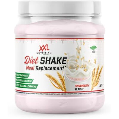 XXL Nutrition Diet Shake Substituts de Repas Fraise 480 grammes (12 shakes) XXL Nutrition Diet Shake Substituts de Repas Fraise 480 grammes (12 shakes)