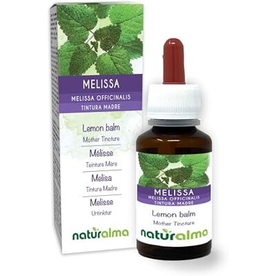 Naturalma Mélisse (Melissa officinalis) feuilles Teinture Mère sans alcool Extrait liquide gouttes 60 ml Complément alimentaire Végétalien ou végan Naturalma Mélisse (Melissa officinalis) feuilles Teinture Mère sans alcool Extrait liquide gouttes 60 ml Complément alimentaire Végétalien ou végan
