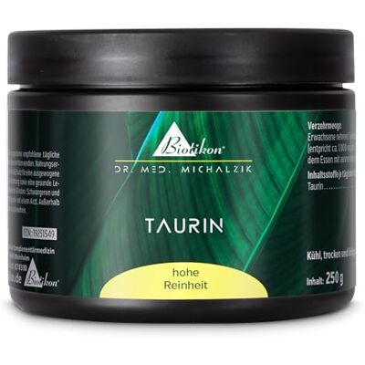 Biotikon L-Taurine en poudre selon le Dr. med. Michalzik sans additifs ® Biotikon L-Taurine en poudre selon le Dr. med. Michalzik sans additifs ®