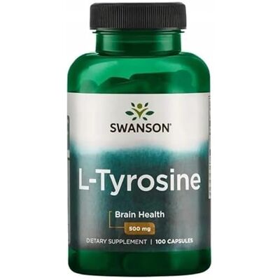 Swanson L-tyrosine (100 gélules, 500 mg) Swanson L-tyrosine (100 gélules, 500 mg)