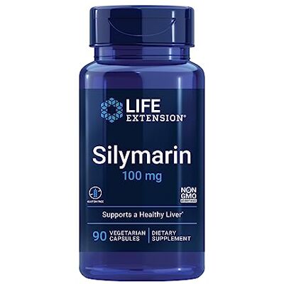 Life Extension Silymarin, 100mg 90 vcaps Life Extension Silymarin, 100mg 90 vcaps
