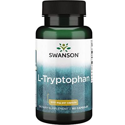 Swanson , L-Tryptophan, 500 mg, 60 gélules, acides aminés, hautement dosé, testé en laboratoire, sans soja, sans gluten, sans OGM Swanson , L-Tryptophan, 500 mg, 60 gélules, acides aminés, hautement dosé, testé en laboratoire, sans soja, sans gluten, sans OGM