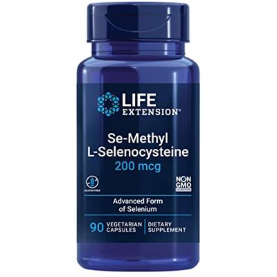Life Extension SeMethyl LSelenocysteine 200 mcg 100 vegetarian capsules Life Extension SeMethyl LSelenocysteine 200 mcg 100 vegetarian capsules