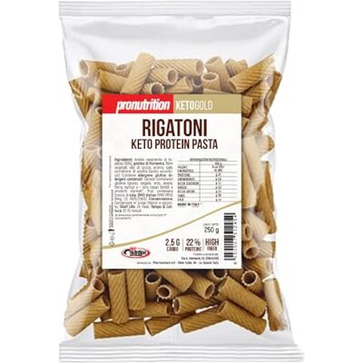Pro Nutrition ProNutrition Pâtes Keto (250 g, Rigatoni) – Pâtes protéinées à faible teneur en glucides – Idéal pour les régimes cétosés, protéinés et faibles en glucides – Fabriqué en Italyohydrates et haute teneur Pro Nutrition ProNutrition Pâtes Keto (250 g, Rigatoni) – Pâtes protéinées à faible teneur en glucides – Idéal pour les régimes cétosés, protéinés et faibles en glucides – Fabriqué en Italyohydrates et haute teneur