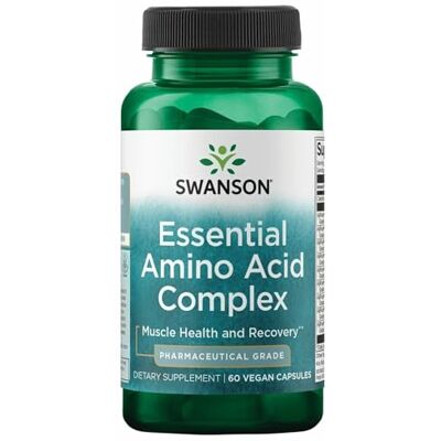 Swanson Ajipure 9 Essential Aminos Formula 60 Tapones para vegetales Swanson Ajipure 9 Essential Aminos Formula 60 Tapones para vegetales