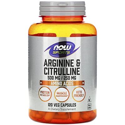 NOW Foods Arginine & Citrulline 170g NOW Foods Arginine & Citrulline 170g