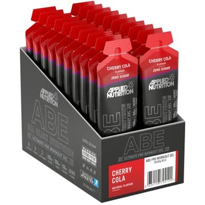 Applied Nutrition ABE Gel de pré-entraînement – All Black Everything Gel de pré-entraînement, énergie et performance physique avec citrulline, créatine, bêta-alanine (20 gels de 60 ml) (Cherry Cola) Applied Nutrition ABE Gel de pré-entraînement – All Black Everything Gel de pré-entraînement, énergie et performance physique avec citrulline, créatine, bêta-alanine (20 gels de 60 ml) (Cherry Cola)