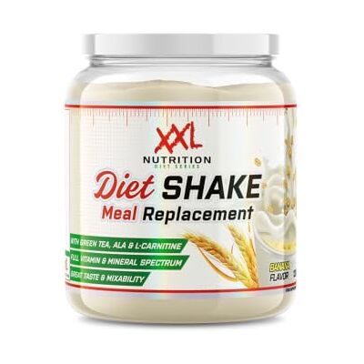 XXL Nutrition Diet Shake Substituts de Repas Banane 1200 grammes (30 shakes) XXL Nutrition Diet Shake Substituts de Repas Banane 1200 grammes (30 shakes)
