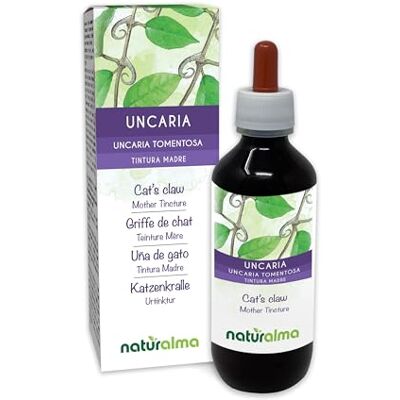 Naturalma Griffe de chat (Uncaria tomentosa) écorce Teinture Mère sans alcool Extrait liquide gouttes 200 ml Complément alimentaire Végétalien ou végan Naturalma Griffe de chat (Uncaria tomentosa) écorce Teinture Mère sans alcool Extrait liquide gouttes 200 ml Complément alimentaire Végétalien ou végan
