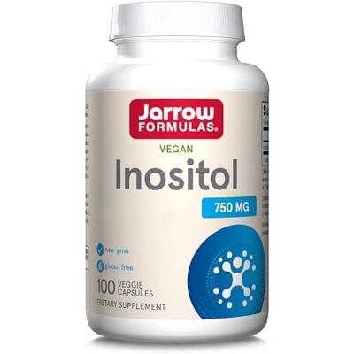 Jarrow Formulas , Inositol, 750mg, Hautement Dosé, 100 Capsules végétaliennes, Sans Gluten, Végétarien, Sans Soja, Sans OGM Jarrow Formulas , Inositol, 750mg, Hautement Dosé, 100 Capsules végétaliennes, Sans Gluten, Végétarien, Sans Soja, Sans OGM
