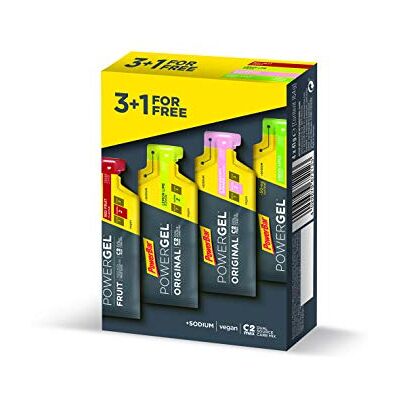 Powerbar PowerGel Original -4 smaken (3+1 gratis) Powerbar PowerGel Original -4 smaken (3+1 gratis)