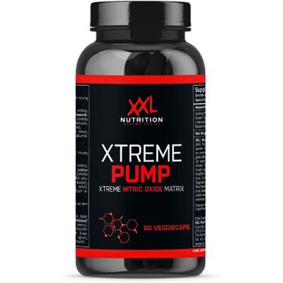 XXL Nutrition Xtreme Pump Pré-Workout Sans Stimulants, Sans Caféine 60 Capsules Végétales XXL Nutrition Xtreme Pump Pré-Workout Sans Stimulants, Sans Caféine 60 Capsules Végétales