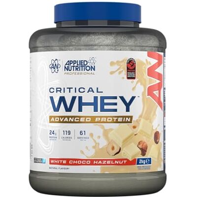Applied Nutrition Critical Whey Protéine White Choco Noisette 2 kg Applied Nutrition Critical Whey Protéine White Choco Noisette 2 kg