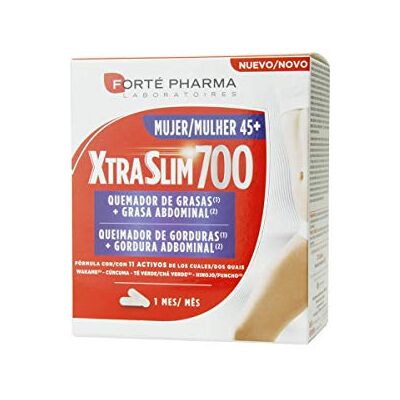 Forte Pharma Forté Pharma Xtraslim 700 Femme 45+ 120 Caps Contrôle du Poids en Ménopause Avec thé vert, wakame, café vert et chrome pour favoriser le métabolisme des graisses et contrôler le poids en ménopause Forte Pharma Forté Pharma Xtraslim 700 Femme 45+ 120 Caps Contrôle du Poids en Ménopause Avec thé vert, wakame, café vert et chrome pour favoriser le métabolisme des graisses et contrôler le poids en ménopause