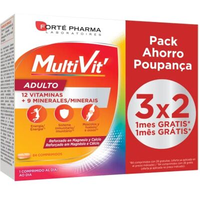 Forte Pharma Energy Multivit Adulto 84 Comp Forte Pharma Energy Multivit Adulto 84 Comp