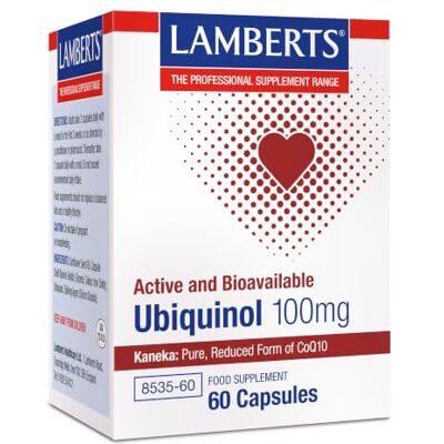 Lamberts Ubiquinol 100mg 60 gélules Lamberts Ubiquinol 100mg 60 gélules
