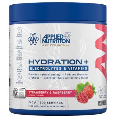 Applied Nutrition Hydration + Strawberry Raspberry 240G Applied Nutrition Hydration + Strawberry Raspberry 240G