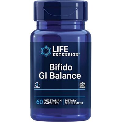 Life Extension , Bifido GI Balance, avec Bifidobacterium longum, 60 gélules, testé en laboratoire, sans gluten, végétarien, sans soja, sans OGM Life Extension , Bifido GI Balance, avec Bifidobacterium longum, 60 gélules, testé en laboratoire, sans gluten, végétarien, sans soja, sans OGM