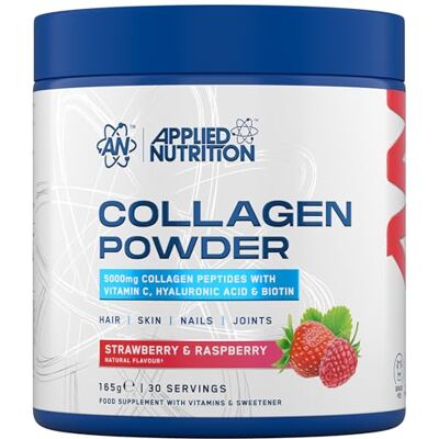 Applied Nutrition Flavoured Collagen Strawberry & Raspberry 165G Applied Nutrition Flavoured Collagen Strawberry & Raspberry 165G