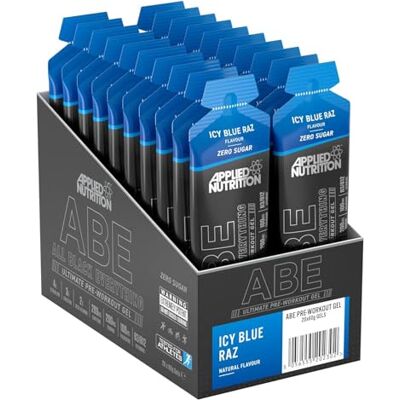 Applied Nutrition A.B.E Pre Gel 20x 60g Icy Blue Razz Gel Pré-Entraînement A.B.E Saveur Framboise Bleue Glacée (20 x 60g) Applied Nutrition A.B.E Pre Gel 20x 60g Icy Blue Razz Gel Pré-Entraînement A.B.E Saveur Framboise Bleue Glacée (20 x 60g)