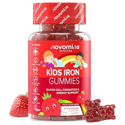 Novomins Gummies De Fer Pour Enfants Complément De Fer Avec Vitamine C Soutient L'énergie Et Le Système Immunitaire Alternative Aux Comprimés De Fer 30 Gummies Végétalien & Sans Gluten Novomins Gummies De Fer Pour Enfants Complément De Fer Avec Vitamine C Soutient L'énergie Et Le Système Immunitaire Alternative Aux Comprimés De Fer 30 Gummies Végétalien & Sans Gluten