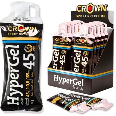 Crown HyperGel 45 Neutre sans caféine Gels énergétiques Running Cyclisme 45 g Glucides Ratio 1:0,8 Sans caféine Informed Sport Boîte 10 x 60 ml Crown HyperGel 45 Neutre sans caféine Gels énergétiques Running Cyclisme 45 g Glucides Ratio 1:0,8 Sans caféine Informed Sport Boîte 10 x 60 ml
