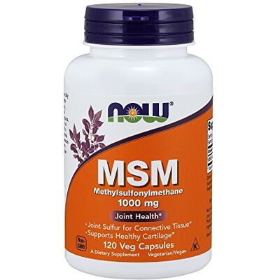 NOW MSM 1000 mg 120 gélules NOW MSM 1000 mg 120 gélules