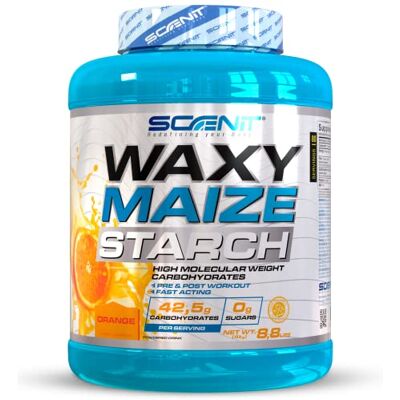 Scenit Redefining your Body Waxy Maize Starch 8,8 lbs (4 kg) Amylopectine de maïs Glucides complexes à base d'amylopectine de maïs (orange orange) Scenit Redefining your Body Waxy Maize Starch 8,8 lbs (4 kg) Amylopectine de maïs Glucides complexes à base d'amylopectine de maïs (orange orange)