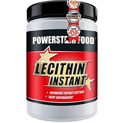 POWERSTAR FOOD Powerstar Poudre de lécithine instantanée 500 g Lécithine de soja végétalienne, sans OGM et fabriquée en Allemagne Riche en phosphatidyl-choline, phosphatidyl-inositol et vitamines de qualité POWERSTAR FOOD Powerstar Poudre de lécithine instantanée 500 g Lécithine de soja végétalienne, sans OGM et fabriquée en Allemagne Riche en phosphatidyl-choline, phosphatidyl-inositol et vitamines de qualité