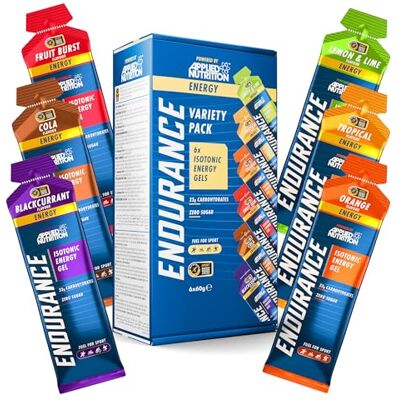 Applied Nutrition Isotonic Energy Gel Formule améliorant la performance Zero Fat Zero Sugar 23 g de gel sportif sans carbohydrates sans caféine (lot de 6 x 60 g) (pack varié) Applied Nutrition Isotonic Energy Gel Formule améliorant la performance Zero Fat Zero Sugar 23 g de gel sportif sans carbohydrates sans caféine (lot de 6 x 60 g) (pack varié)